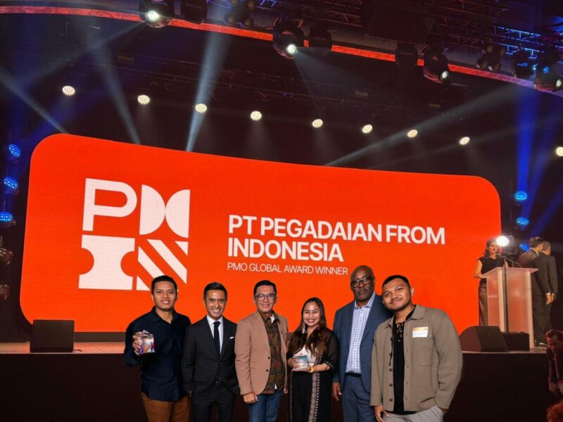 Torehkan Sejarah, Tim Pegadaian Raih Juara Dunia PMO Global Awards 2025 di Amerika Serikat
