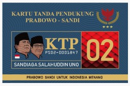 KTP Prabowo, Riuh Kampanye Berlanjut Usai Pemilu