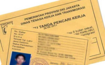 Cara Mudah Bikin Kartu Kuning bagi Para Pencari Kerja