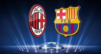 Arti Simbol Salib di Logo Milan dan Barcelona