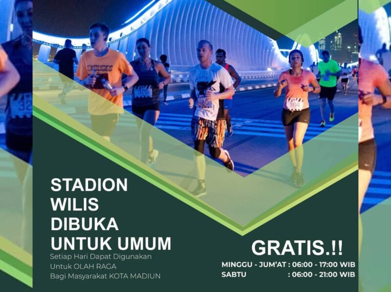 Kabar Gembira! Stadion Wilis Madiun Kini Dibuka Untuk Umum