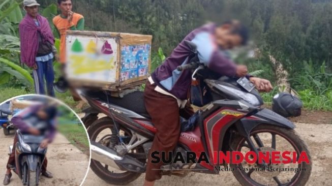 Penjual Es di Probolinggo Meninggal Di Atas Sepeda Motor