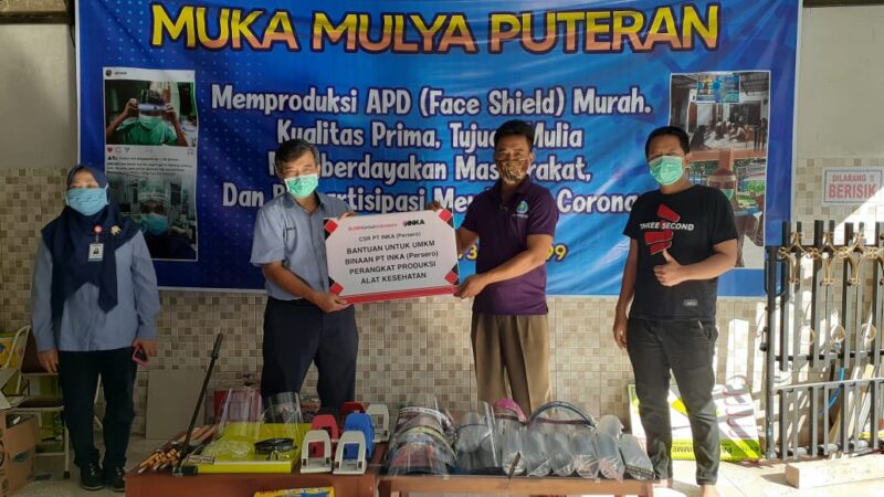 New Normal, Inka Bantu Alat Produksi Bagi UMKM Produsen APD di Madiun