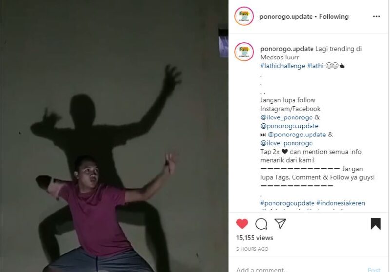 Ini Lathi Challenge Ala Warga Ponorogo yang Keren Abis