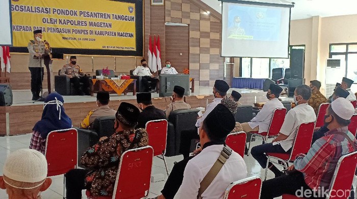 Siapkan Ponpes Tangguh Covid-19, Polres Magetan Kumpulkan Pengasuh Pondok Pesantren