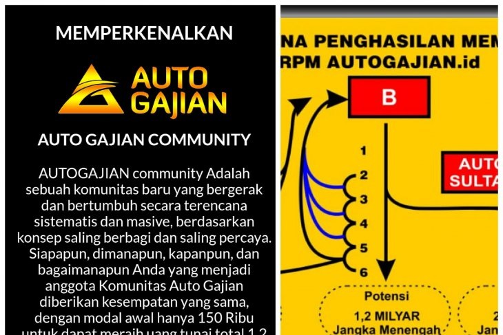 OJK : Penghimpunan Dana Program “Autogajian” Ilegal