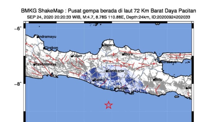 Gempa Pacitan Terasa Begitu Kuat, Warga Diminta Tetap Tenang