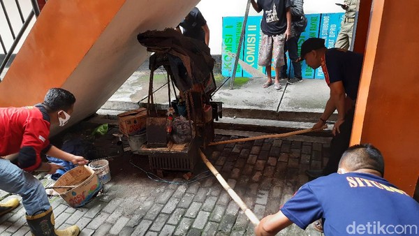 Hiii…Ular Kobra Datangi di Kantor DPRD Situbondo