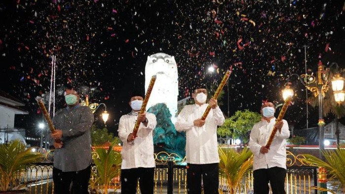 Setelah Patung Merlion, Kota Madiun Bangun Miniatur Menara Eiffel