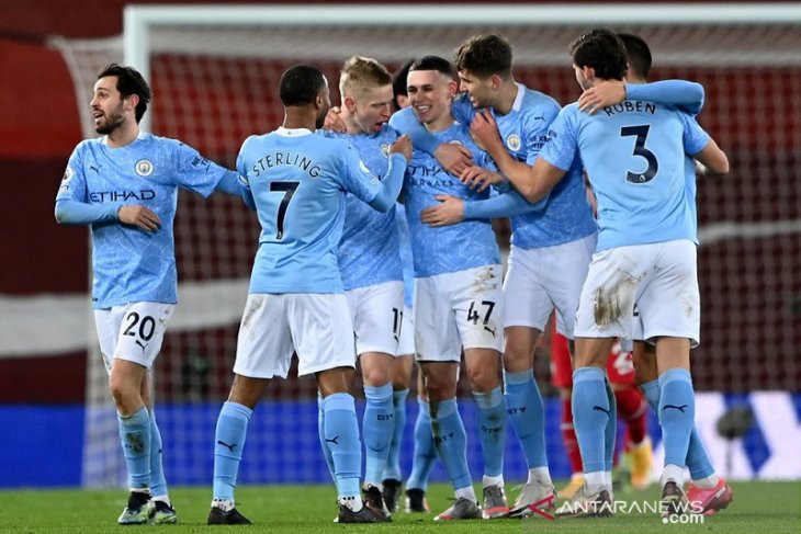 Pecundangi Liverpool, City Kini Memimpin 5 Poin di Puncak Klasemen