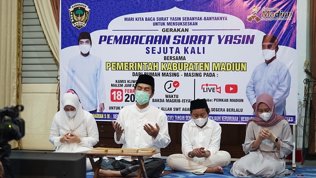 Pandemi Covid-19 Tak Kunjung Rampung, Pemkab Madiun Gelar Baca Yasin Sejuta Kali