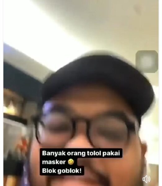Viral! Video Pria Membodoh-Bodohkan Pengunjung Mal Bermasker