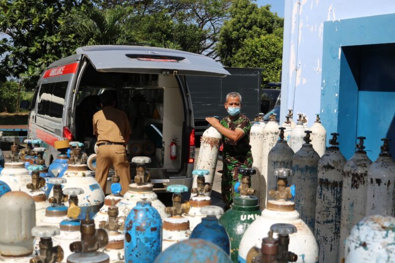 Kasus Covid-19 Meningkat, Pazam Lanud Iswahjudi Mulai Produksi Oksigen Medis