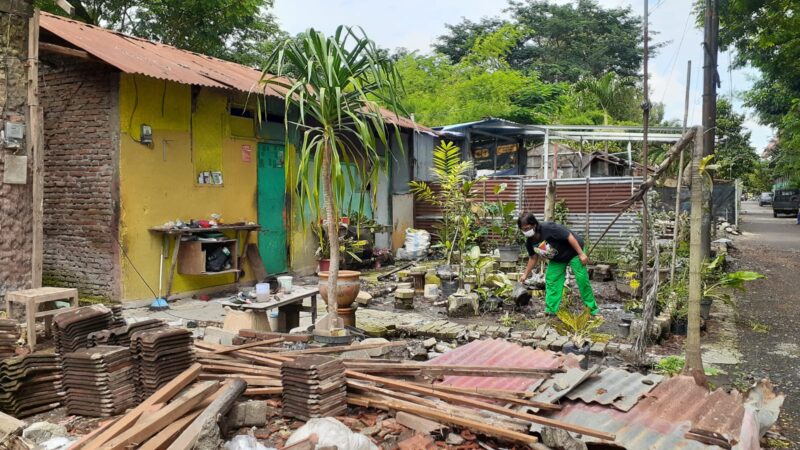Pasar Bunga Belakang Stadion Wilis Tinggal Kenangan, Pedagang Sudah Boyongan ke Pasar Baru