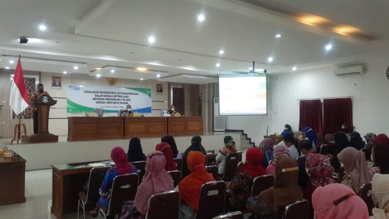 Pelaku UMKM di Madiun Wajib Jadi Peserta BPJS Ketenagakerjaan