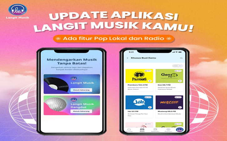 Keren! “Pop Lokal” Langit Musik Hadirkan 100% Konten Lokal dan Berkualitas