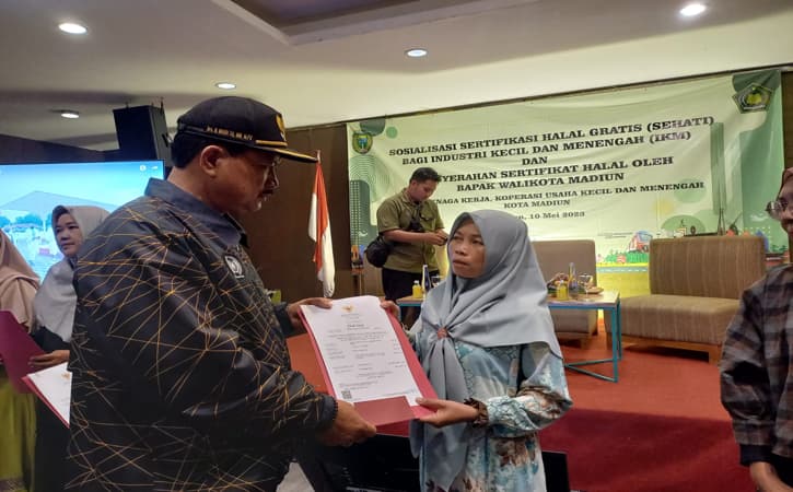 Ratusan IKM di Kota Madiun Manfaatkan Sertifikasi Halal Gratis