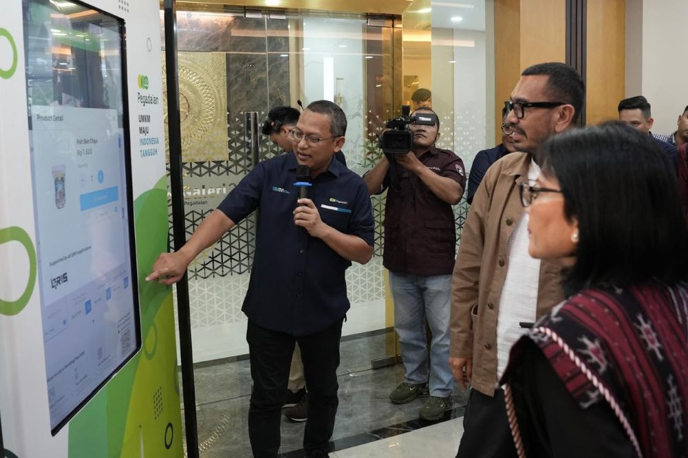 Komitmen terhadap Pengembangan UMKM, PT Pegadaian Resmikan Vending Machine