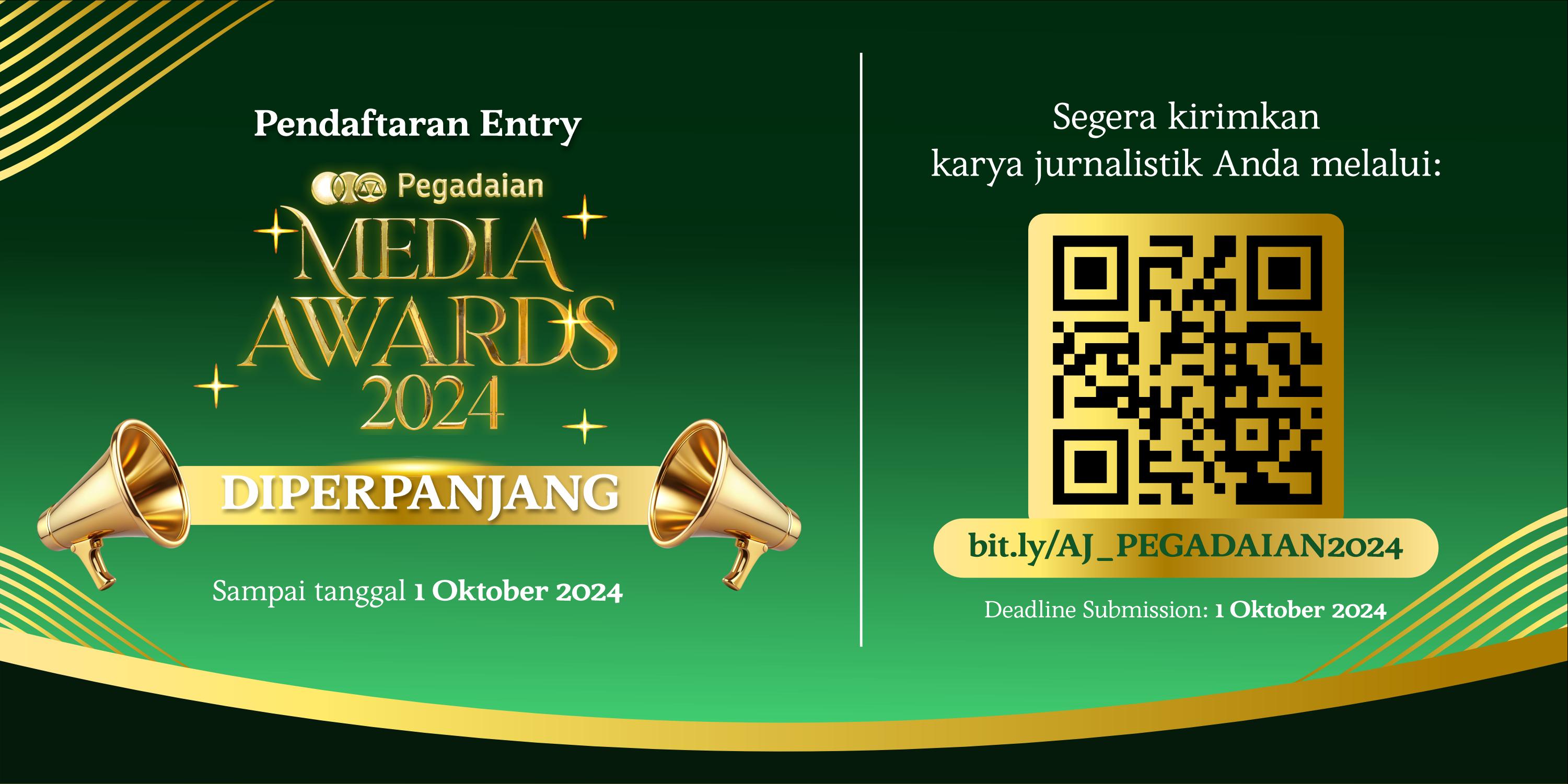 Para Jurnalis Merapat Yuk! Pendaftaran Pegadaian Media Awards 2024 Diperpanjang