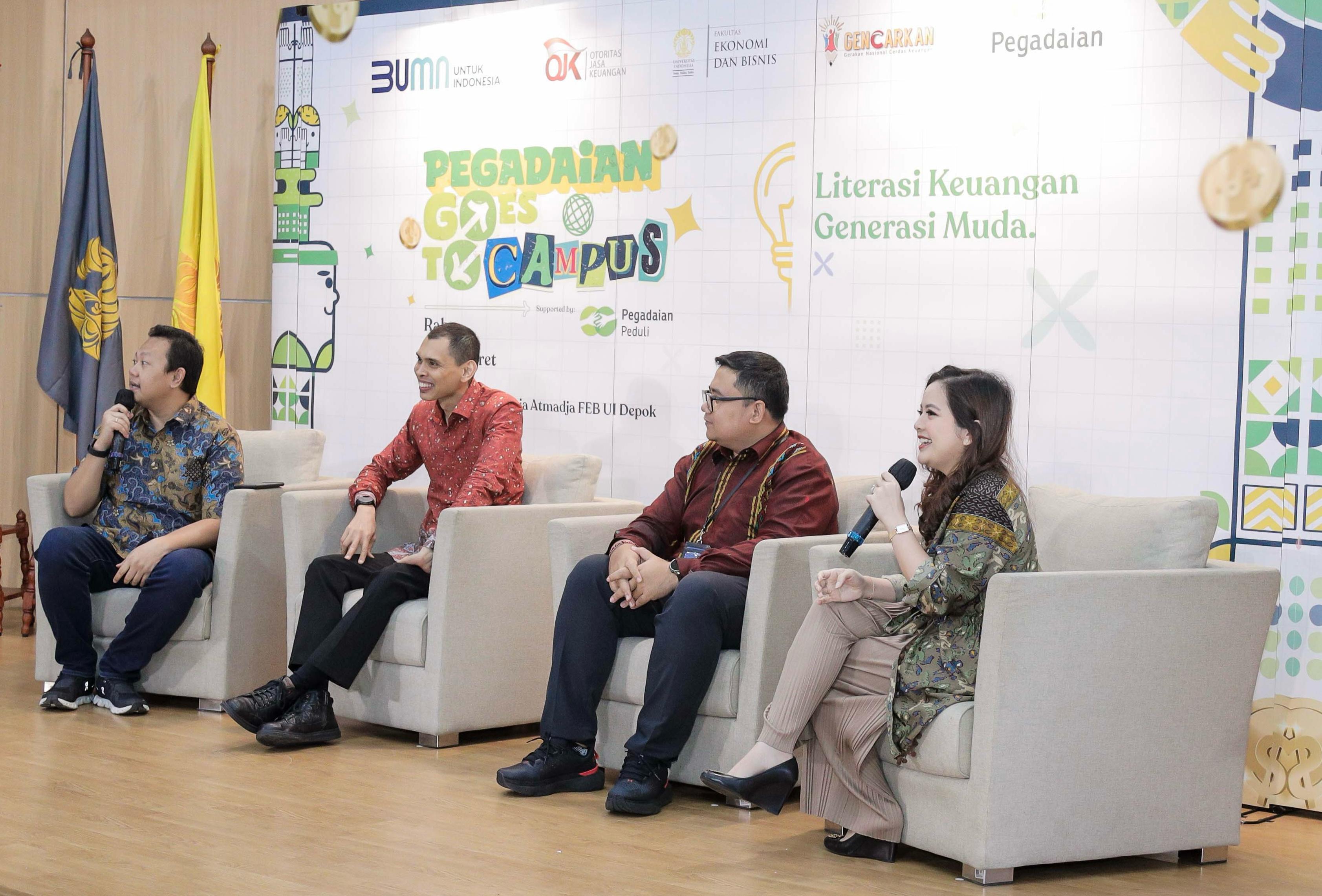 Pegadaian Goes to Campus di UI, Siap Wujudkan Generasi Muda Melek Finansial