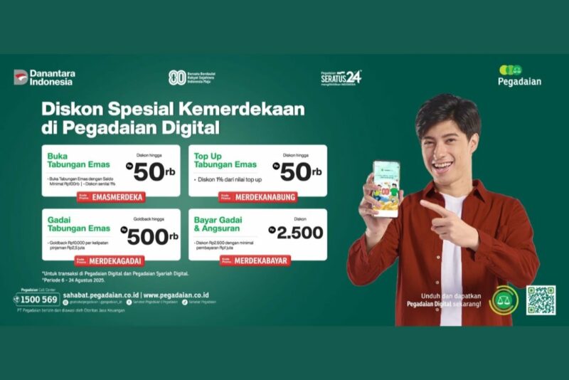 Pegadaian Geber Promo via Aplikasi Digital Pegadaian, Cek Cara Dapatkannya