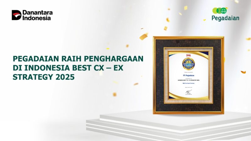 Integrasikan Pengalaman Pelanggan dan Karyawan, PT Pegadaian Raih Indonesia Best CX-EX Strategy Award 2025