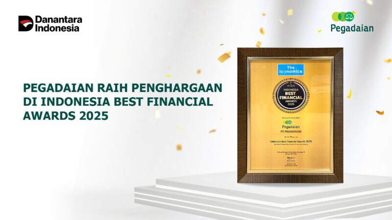 Kinerja Kinclong, Pegadaian Meraih Best Brand Popularity 2025