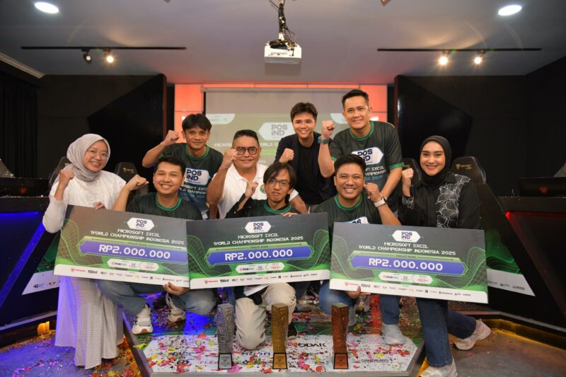 Juara Microsoft Excel World Championship Indonesia, Tim Pegadaian Siap Berlaga di E-Sport Edutainment Dunia