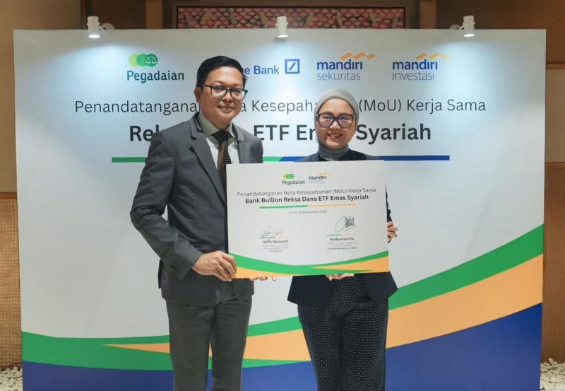 Perluas Kolaborasi Strategis, Pegadaian Resmikan MoU Pengembangan ETF Emas dengan Institusi Pasar Modal