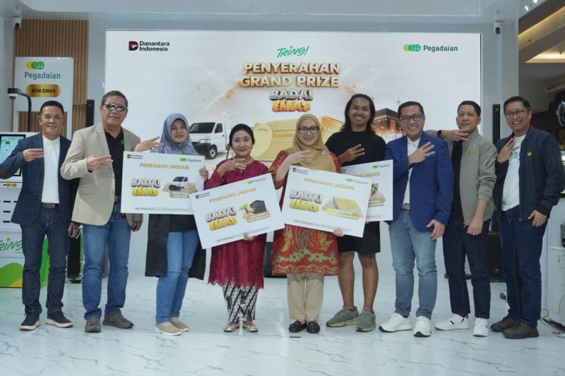 Pegadaian Serahkan Grand Prize Emas 1 Kg, Total 452 Pemenang Terima Rezeki Nomplok