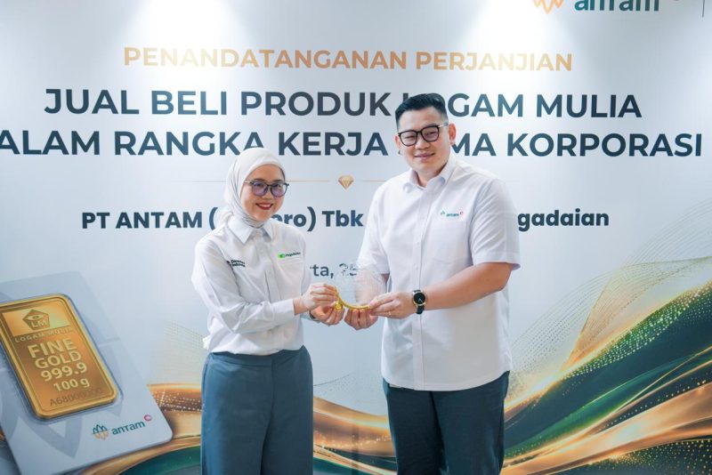 Perkuat Ekosistem Emas, Pegadaian dan ANTAM Jalin Sinergi Strategis Perdagangan Logam Mulia