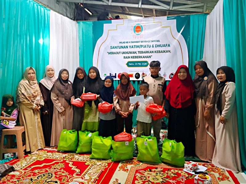 Wujud Nyata Pilar Sosial ESG, PT Pegadaian CPS Pondok Aren Kolaborasi Bersama Sahabat Berbagi Tangsel Gelar Santunan Yatim dan Dhuafa