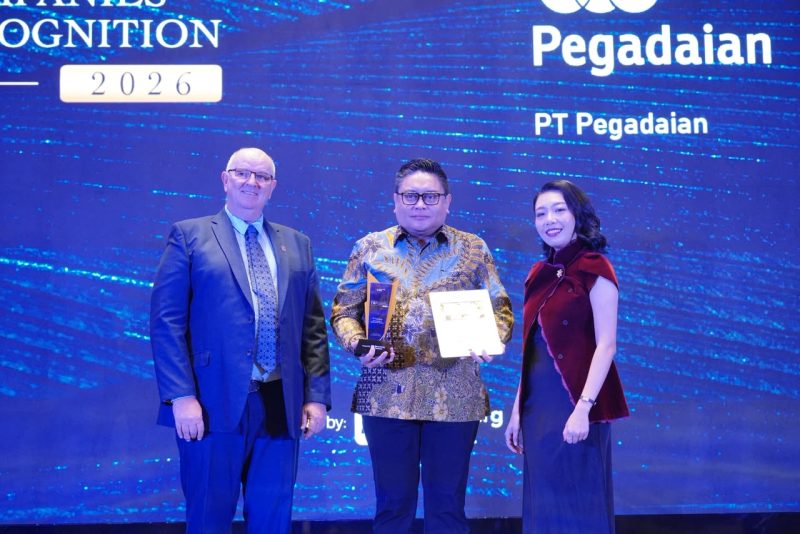 Dukung Asta Cita Pembangunan RI, Pegadaian Raih Top Company in Bullion Bank Industry 2026