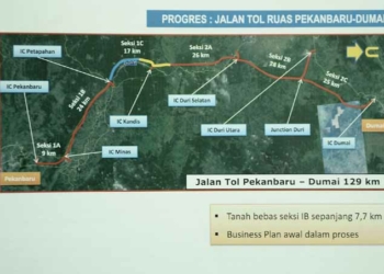 Tol Pekanbaru-Dumai 131 Km Mulai Pembebasan Lahan, Ini Progresnya