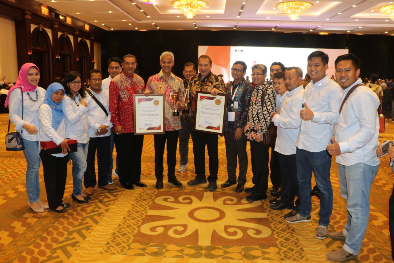 Istimewa, Pemprov dan DPRD Jateng “Kawinkan” Penghargaan LHKPN