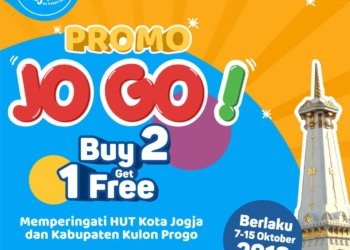 KTP Kota Jogja dan Kulonprogo, Promo Buy 2 Get 1 Free Tiket Jogja Bay