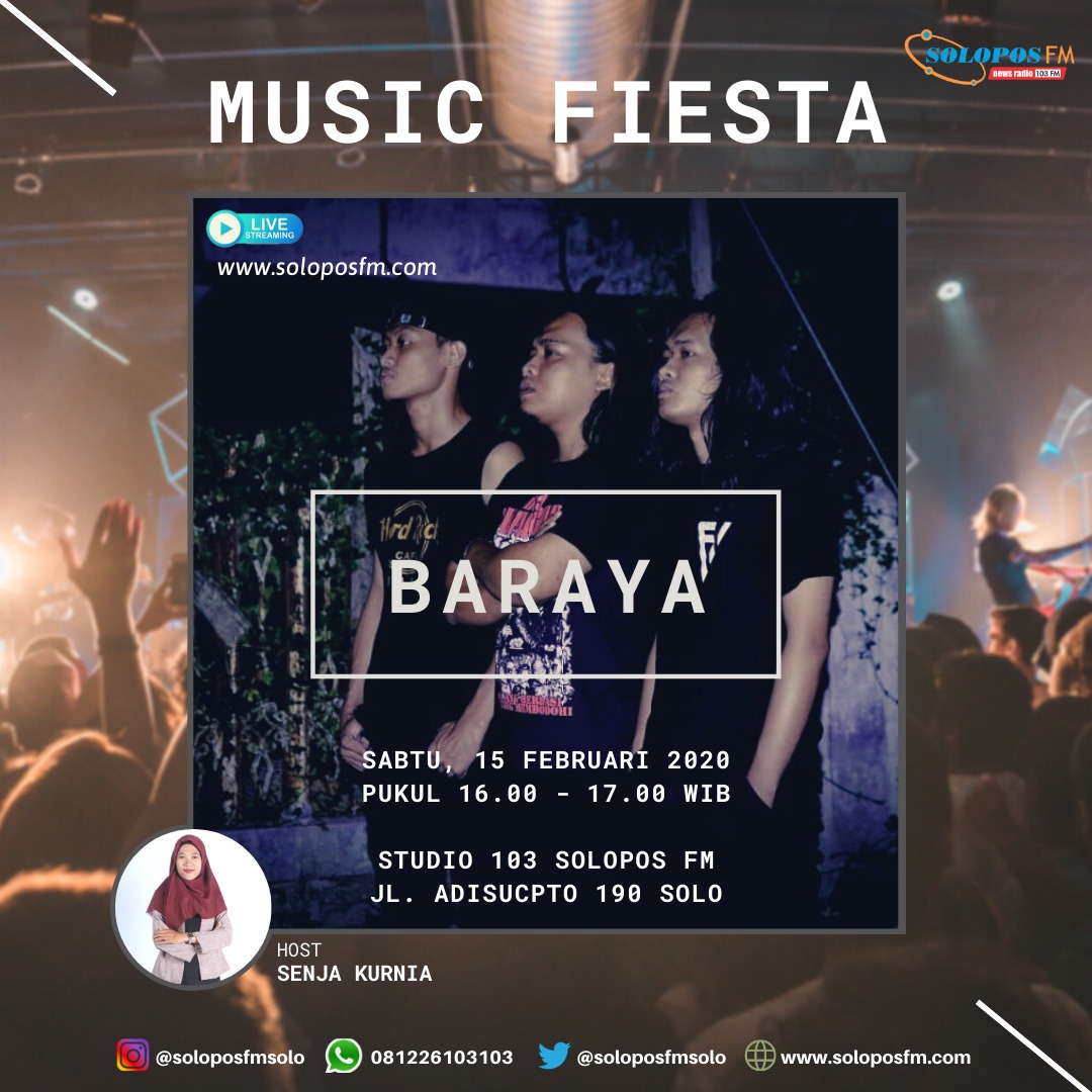 Musik Fiesta, Bersama Baraya, Pengusung Genre Indiefolks Alternatif Dari Solo