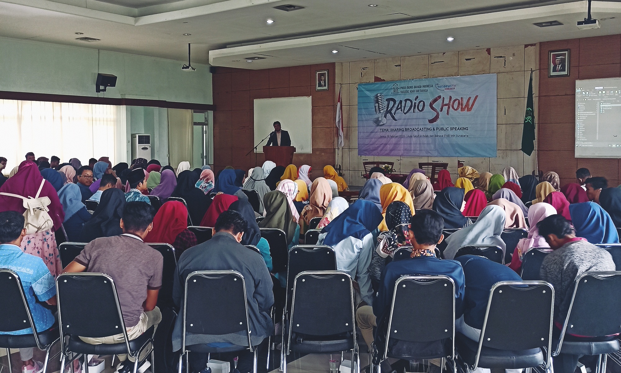 Radio Show, Solopos FM Berbagi Pengalaman di Prodi Tadris Bahasa Indonesia IAIN Surakarta