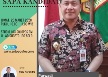 Sapa Kandidat Bersama Purwadi, Wakil Bupati Sukoharjo Dan Bakal Calon Bupati Sukoharjo Periode 2020-2024