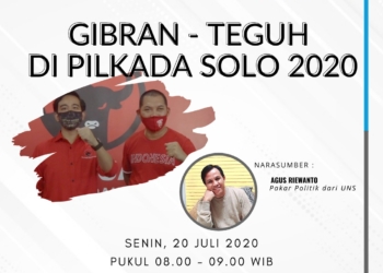 Dinamika 103 : Gibran-Teguh di Pilkada Solo 2020