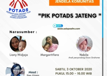 Jendela Komunitas : Oktober, Bulan Peduli Sindrom Down Bersama Pontads