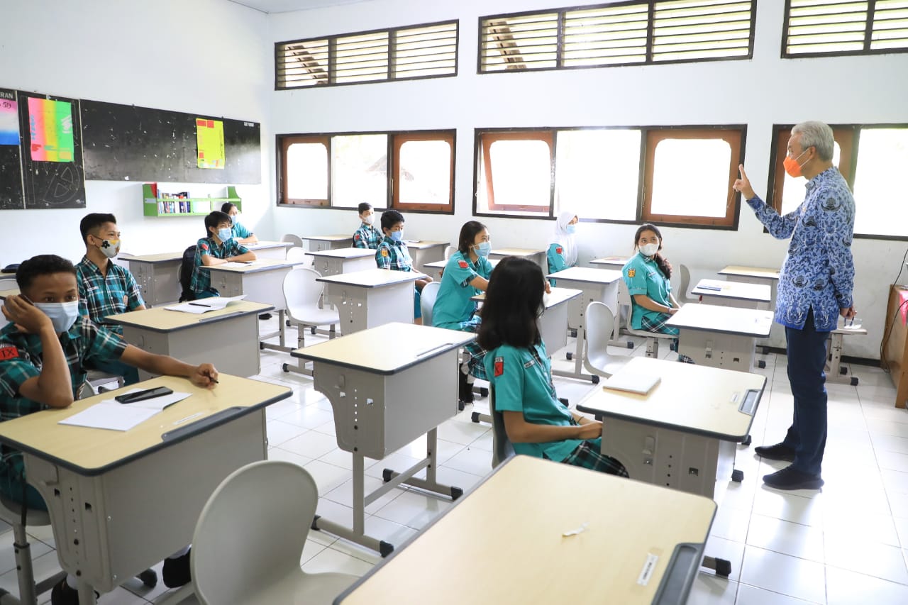 140 Sekolah di Jateng Gelar Uji Coba Pembelajaran Tatap Muka Mulai 5 April