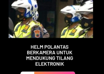 helm polantas berkamera
