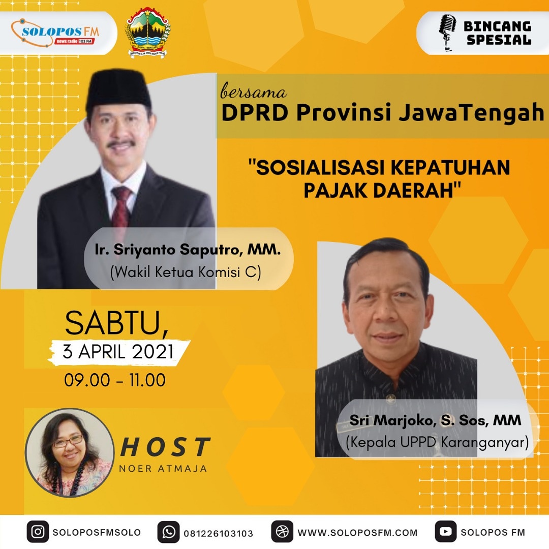 DPRD Jateng Dan Samsat Karanganyar : Pandemi Covid-19 Tak Halangi Sosialisasi Kepatuhan Pajak Daerah