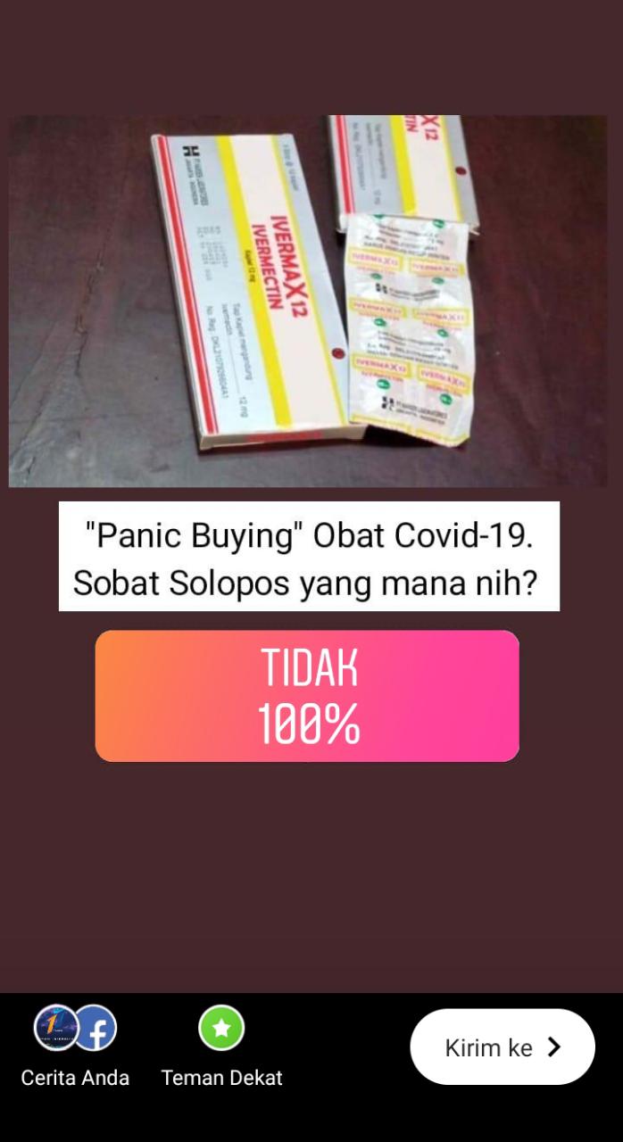 Isu Obat Covid-19, Apoteker Farmasi : Jangan Sampai Jadi Korban Hoax!