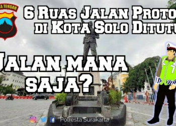 penutupan jalan solo