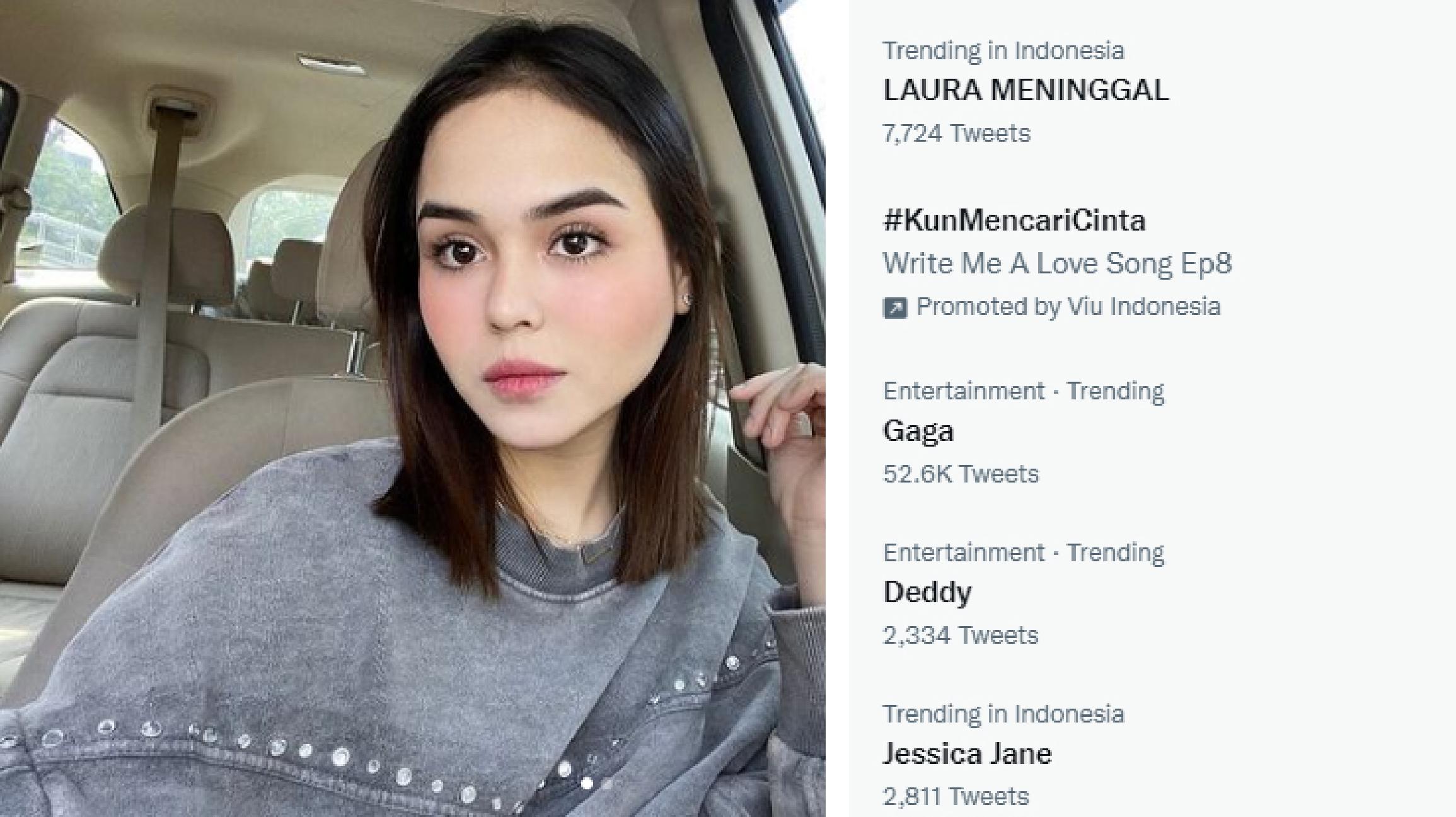 Penyebab Laura Anna Meninggal Dunia hingga Postingan Terakhirnya Bikin Pilu, Trending di Twitter