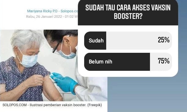 vaksin booster Solo