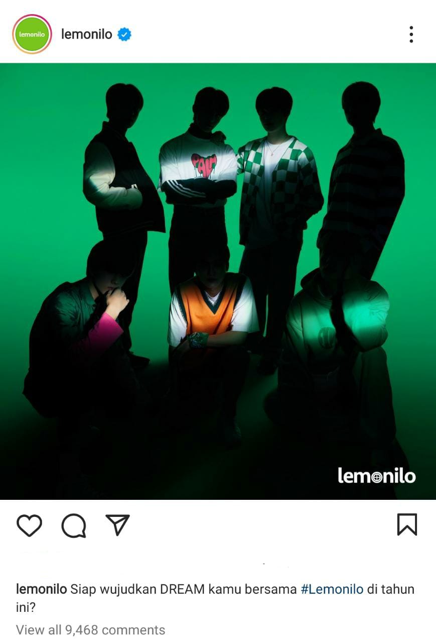 Lemonilo Mengumumkan NCT Dream Sebagai Bintang Iklan