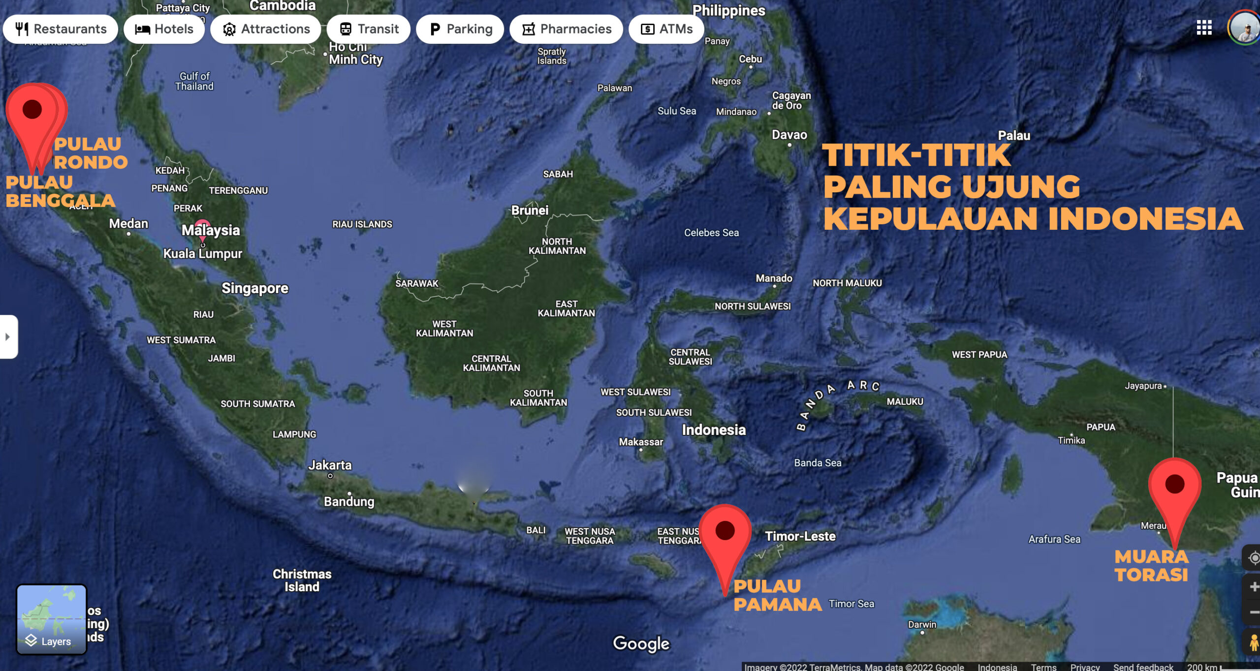 Titik Ujung Kepulauan Indonesia
